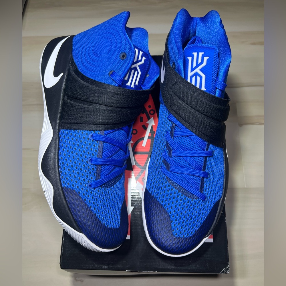 Nike Kyrie 2 Duke Basketball 819583-444 Brotherhood Black Blue Men’s Size 11